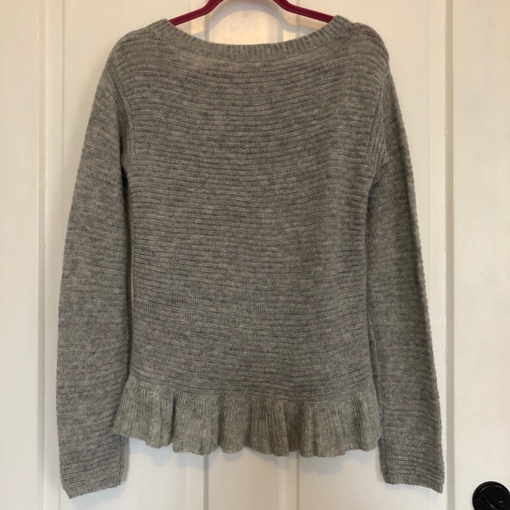 Anthropologie Sleeping on Snow Gray Nuvola Sweater Size Small - Picture 3 of 7